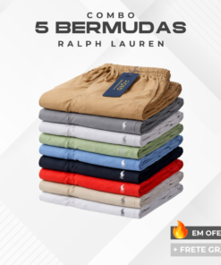 Kit 5 Bermudas Ralph Lauren