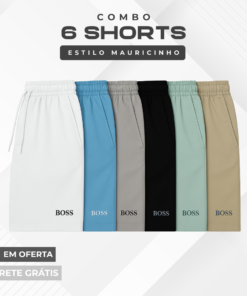 Kit 6 Shorts Mauricinho Hugo Boss