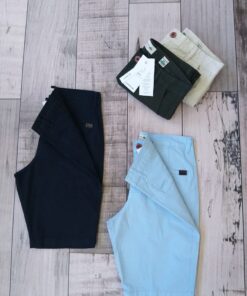 Kit 3 Bermudas Sarja Lacoste Classic Fit